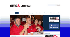 Desktop Screenshot of local002.aupe.ca